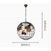 Earth Pendant Lights In Brown / Black Metal Ceiling Light